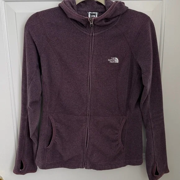 The North Face Women's TKA 100 Grape Fleece Full Zip Hoodie - Size Medium - Picture 9 of 12